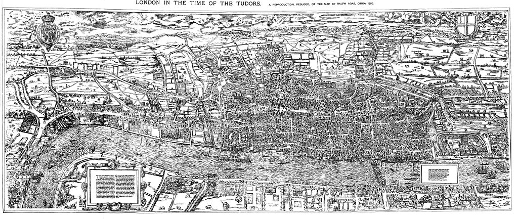 Civitas Londinium or The Agas Map of London