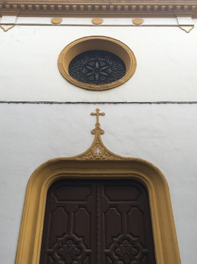 Façade of the Church of St. Gregory, Seville (Old English College of the Society of Jesus)
