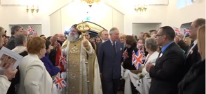 Prince Charles and Patriach of Antioch His Holiness Mor Ignatius Aphrem IIat the consecraion of St Thomas Cathedral