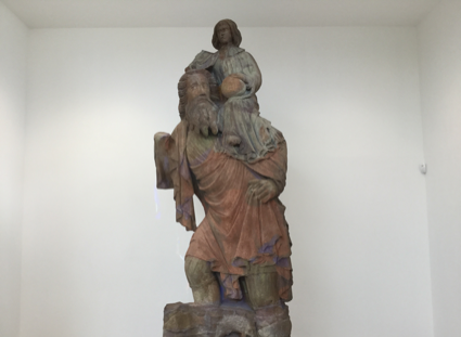 St Christopher, a medieval statue that survived the Reformation 